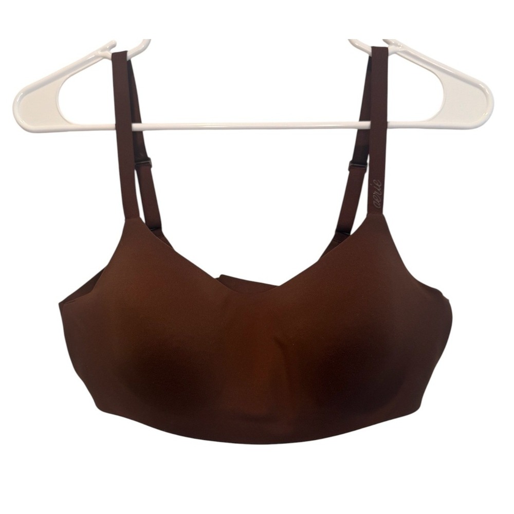 Aerie Womens Chocolate Brown Smoothez Wireless Bra M Padded Adjustable